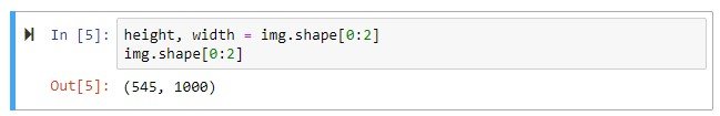 Image Processing Rotate shape size